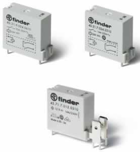Миниатюрные реле Finder на 16 A, серия 45